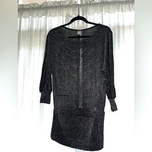VENUS sheer glitter top